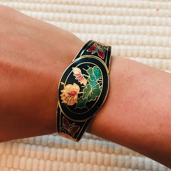 Vintage Jewelry - Vintage ornate cuffed bracelet